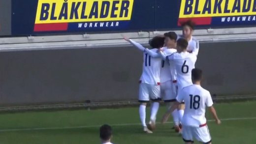 საქართველოს 17-წლამდელთა ნაკრებმა დანიას მესამე წუთზე ლამაზი გოლი გაუტანა (ვიდეო) 3