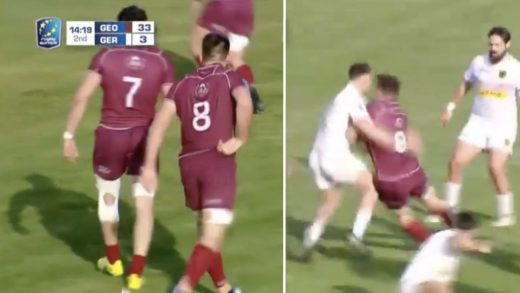 rugbyonslaught: მამუკა გორგოძის მემკვიდრე ბურთის წაღებაში შემაძრწუნებლად ძლიერია (ვიდეო) 12