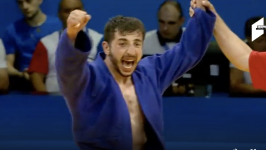 არიიიიიის! ლევან ნახუცრიშვილმა რუსი მსოფლიო ჩემპიონი დაამარცხა და ევროპული თამაშების ოქრო მოიპოვა! (ვიდეო) 3