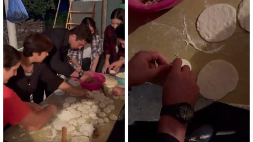 ოლიმპიური ჩემპიონი მზარეულის ამპლუაში: ლაშა ბექაური ხინკალს ამზადებს (ვიდეო) 10