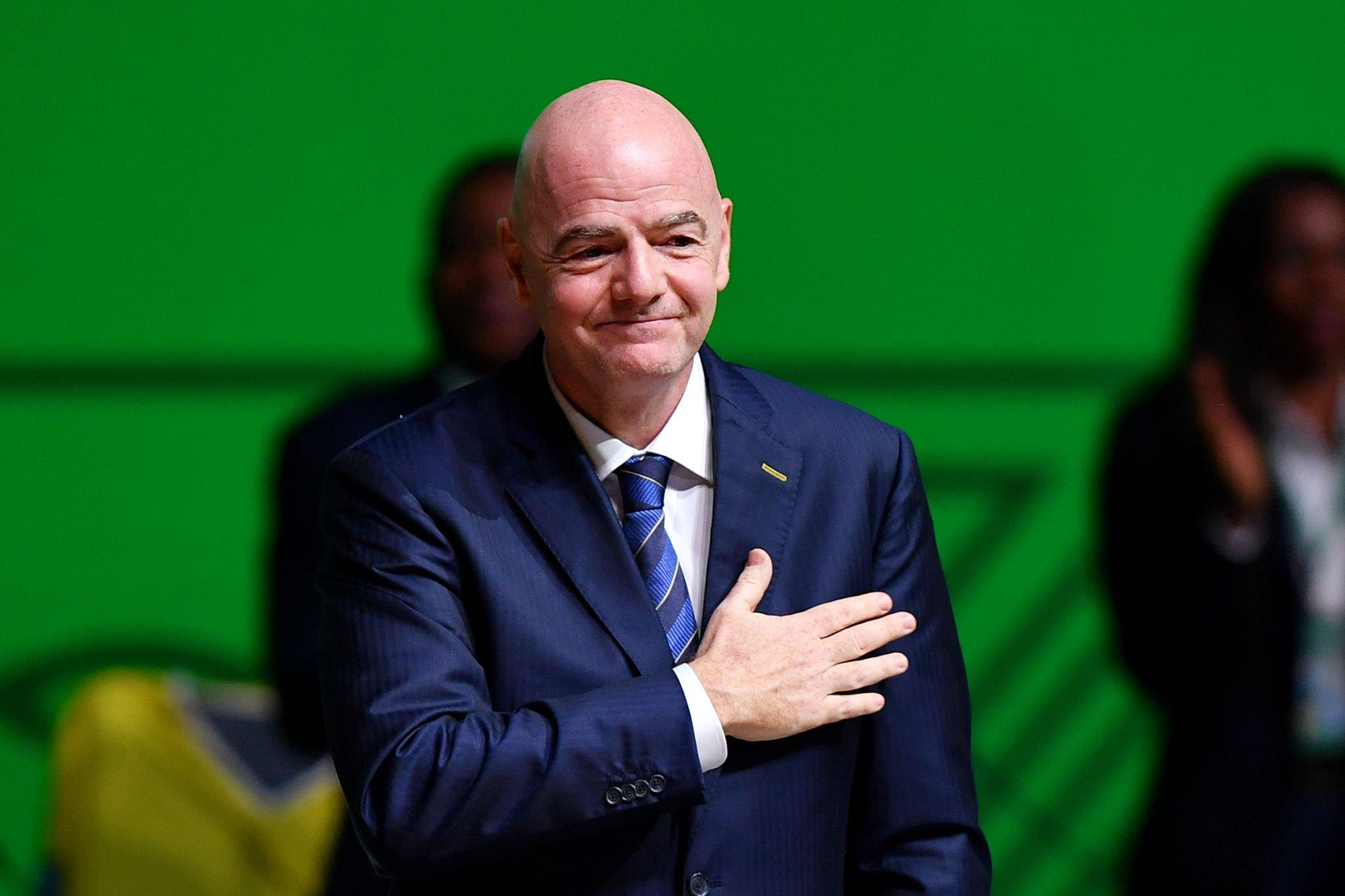ჯანი ინფანტინო FIFA-ს პრეზიდენტად მეორე ვადით აირჩიეს